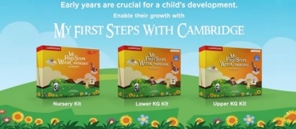My First Steps With Cambridge-3rd Edition (Nursery + Lower KG + Upper KG) – Set of 3 books