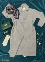 Front Open Button Overcoat WP308